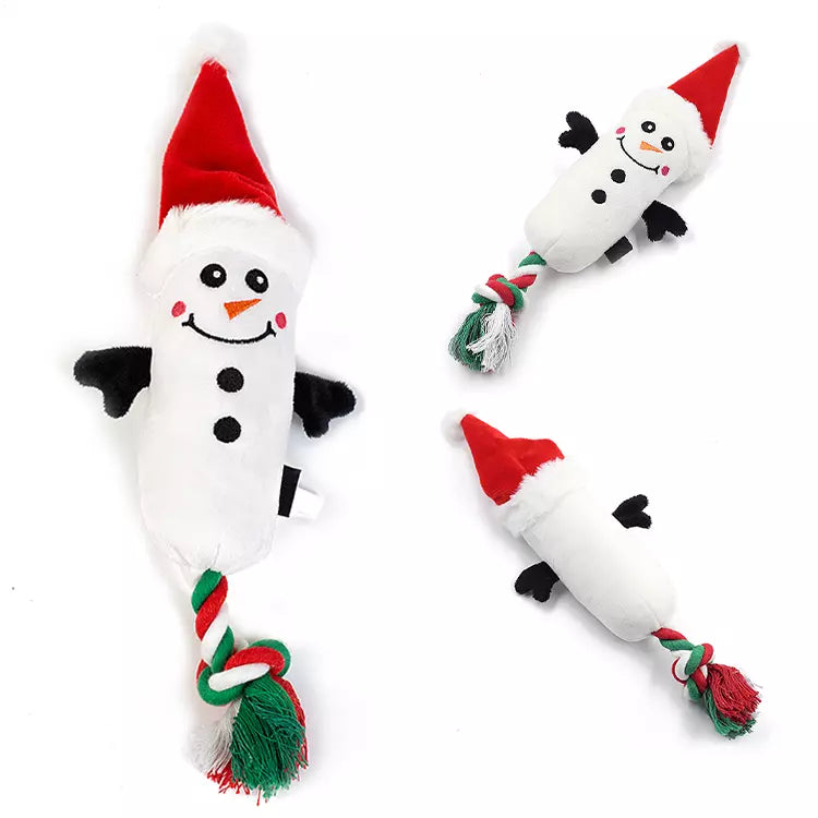 Christmas Squeaky Dog Toys (3-Pack)