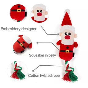 Christmas Squeaky Dog Toys (3-Pack)