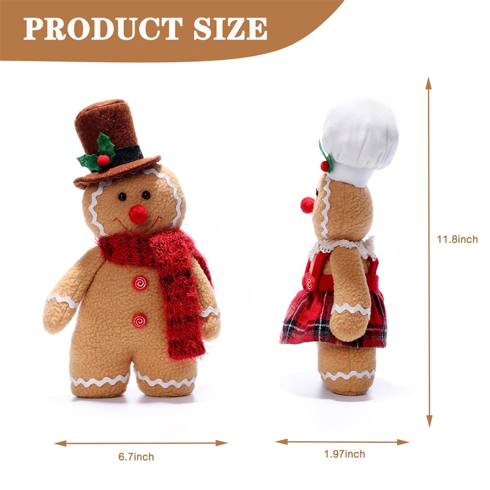 Gingerbread Plush Stuffed Animal